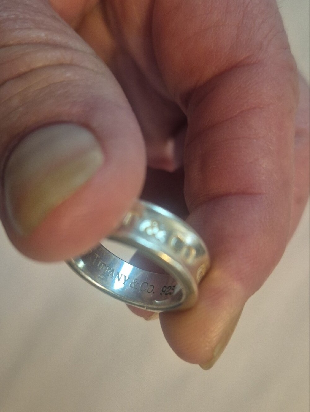Tiffany&CO Sterling SilverBand - Classic Silver Ring... - Picture 10 of 11